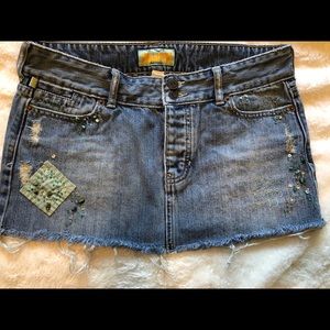 Almost vintage Hollister jean skirt